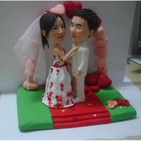 Wedding Gift, Love,couple Figurine (free Shipping), 7 Inch, Customized Bobblehead, Best Gift for Your Friend