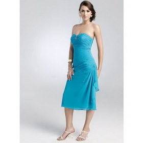 TLF453 Sexy Chiffon Sweetheart Neckline Ruched Cocktail Dresses