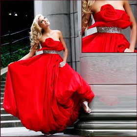 2010 High Quality Shiny Silk Taffeta Stunning Lady Special Cocktail Dress AN1459