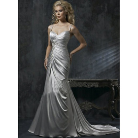 Free Shipping MG338 Popular Sweetheart Ivory A Line Wedding Dress