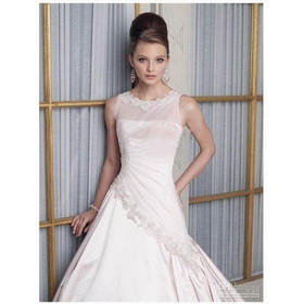 LOW--Waist NEW ! Satin ,embroidery Wedding Dresses Bride Dress Weddng Dress