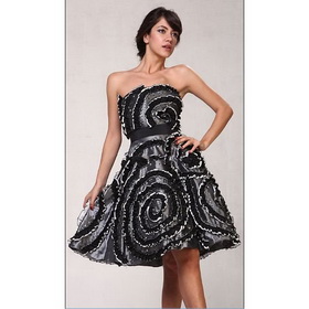 Custom Made 2011 New Arrival Satin Sleeveless Free Shipping Cocktail Dress
