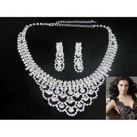 Wedding Jewelry Set Bridal Jewelry Settings Bridemaid Evening Dress Party Accessory Fashion Jewelry