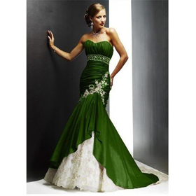 2011 New Sleeveless Mermaid Wedding Dress