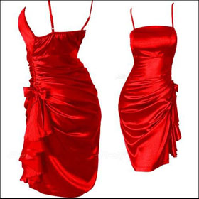 03017RD Free Shipping 2011 New Sexy Red Mini Fancy Fashion Cocktail Dresses