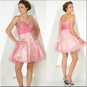 CK-5 New Arrival 2010 Zhenzhen Organza Cocktail Dress