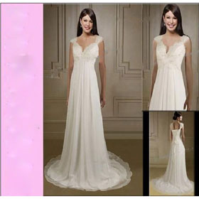 Sweetheart Neckline Evening Dinner Gown, Slim Line Wedding Dress Wedding Gown AH1163