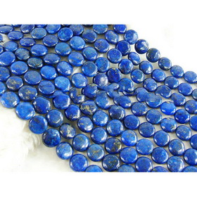 Lapis Lazuli Circle Loose Beads String Jewelry Accessory