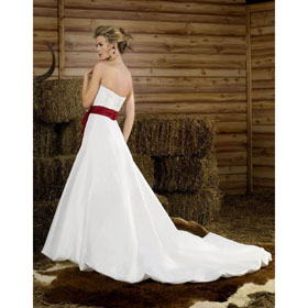 Freeshipping #7119----CS-Wholesale Sexy Strapless Line Wedding Dresses Custom All