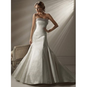 0213378 Wedding Dress Bridal Dresses Cheap Dresses Free Shipping Wedding Gowns Satin Dress A- Line Wedding Dress