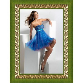 Free Shipping New Arrival Organza Cocktail Dress Mx83803