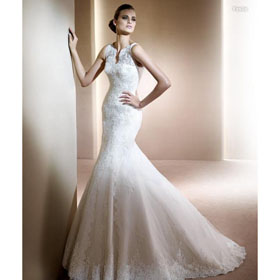 JC2105 Free Shipping Hot Sell Princess Line Wedding Dress 2011