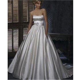 Free Shipping! 2011 New Style Wholesale/retail Strapless A Line Wedding Dress/wedding Gown,Top Quality