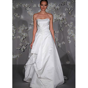 Simple A Line Wedding Dress (wd10126)