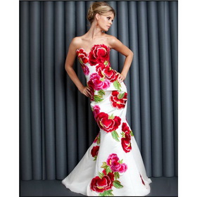 Free Shipping+Elegant Embroidered+Superior Quality Cocktail Dress