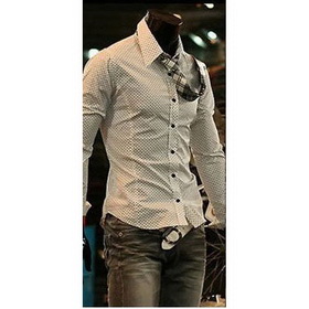 Free Shipping New Mens Shirts Mens Casual Shirts Slim Fit Stylish Mens Dress Shirts Clours: WhFit Stylish Mens Dress Shirts 6028