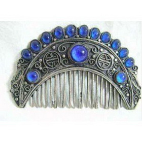 Charming Hair Accessories Tibetan Silver Comb Free Shipping