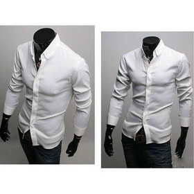 Free Shipping New Mens Shirts Mens Casual Shirts Slim Fit Stylish Mens Dress Shirts Size:XS,S,M 6038
