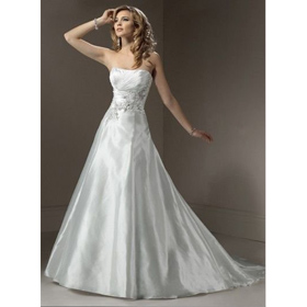 0213383 Wedding Dress Bridal Dresses Cheap Dresses Free Shipping Wedding Gowns Satin Dress A- Line Wedding Dress