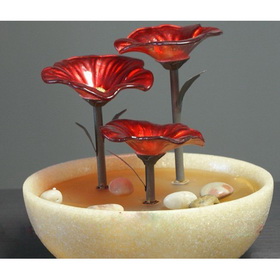 Bathroom Appliances -high Quality Resin Glass Fountain,wedding Gifts,lovers Gifts,free Shipping