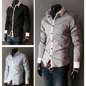 Free Shipping Men Shirt 4 Colours for Selection Noble Shirt