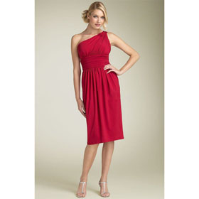 C543 Custom-made One Shoulder Cocktail Dresses