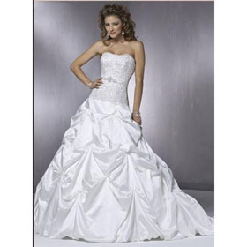 Free Shipping Maggie 2011 New Design Style Custom Made A Line Wedding Dresses Bridal Gown Dress Flower Girl Dress A34