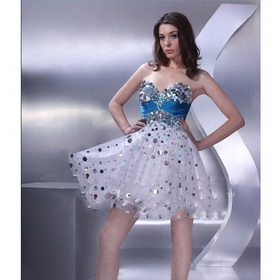 2011 White Party Club Mini Cocktail Dress
