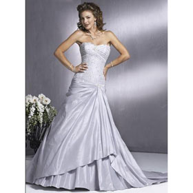 Free Shipping Maggie 2010 New Design Style Custom Made A Line Wedding Dresses Bridal Gown Dress Flower Girl Dress A37