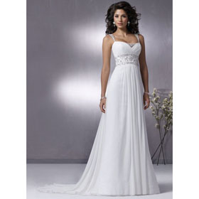 2011 New Arrival Freeshipping Best Selling Chiffon Wedding Dresses