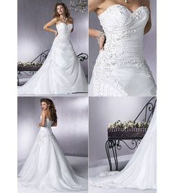Classic Wedding/evening Dress/gown Sl-36