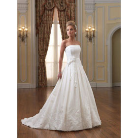 Free Shipping Hot Sale Bridal Watteau Train Wedding Dresses1843
