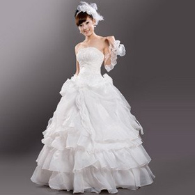 Bridal Wedding / A-Line Wedding / Wedding Wedding Dress New / Magic Land 819 Off-white