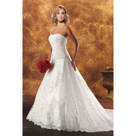 2010 New Style Freeshipping Stunning Satin Beaded Wedding Dress Wedding GownWG-1682