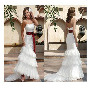 Simple Design Wedding /evening Dress Sash Sl-42