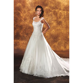 2010 New Style Freeshippign Stunning Satin Beaded Wedding Dress Wedding GownWD-1673