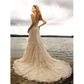 Free Shipping 2011 Wedding Dress A-Line Sleeveless