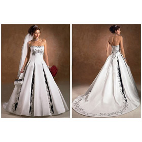 Free Shipping Custom-made Popular Wedding Dress Bridal Wedding Gown Bride Dress B0116