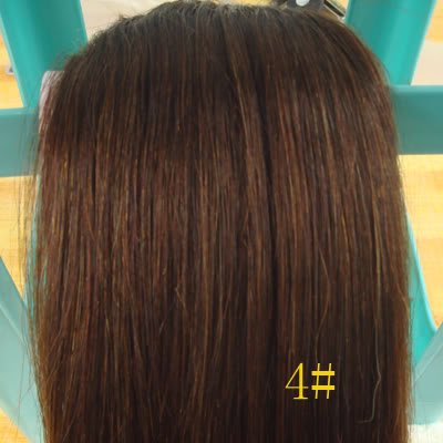 Wholesale 22 Inch Clip in On Human Hair Extensions 80g #4 Medium Brown