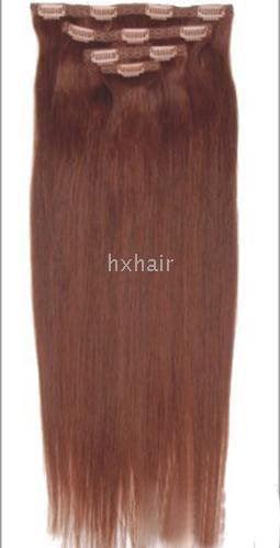 Per Lot ! 16 / 18 / 20 Inches Clip On Hair Extension ! High Quality 100% Remy Human Hair ! 1000g