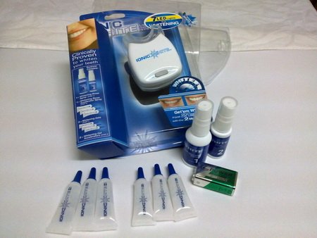 72pcs/lot TOOTH WHITENING SYSTEM IONIC TEETH WHITELIGHT WHITEN TEETH FAST WHITE LIGHT