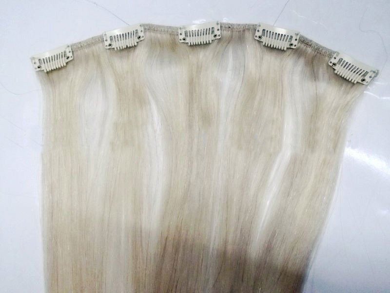 Clip On Hair Extension(clip in Hair,10clips/weft,100g/piece,20"inhces,all Colors Available)
