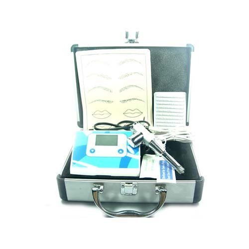 Free Shipping Top Permanent Makeup LCD Digital Eyebrow Pen Machine Kit & Tattoo Machine
