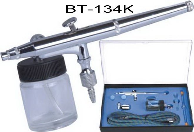Airbrush Set(BT-134K) for Makeup,Nail Art,Body Art,Tattoo,Hobby Ad Painting Art