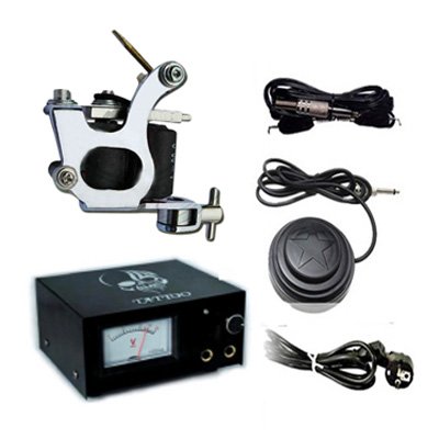 Mini Tattoo Kits With One Handmade Machine Gun And Top-Grade Power Supply