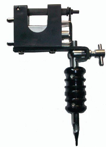 Professional Shiny Tattoo Gun Kit 10-coil-wrap Tattoo Gun Machine(Black, Yellow,silver Colour)