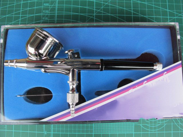 Dual Action Airbrush Kit for Nail Paint Art Drawing