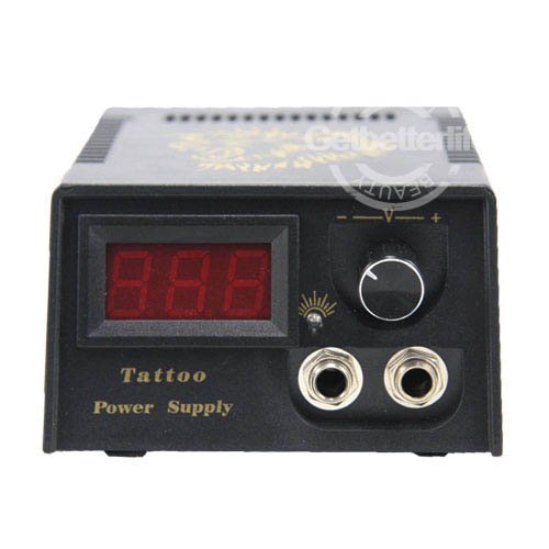 Digital LCD Tattoo Power Supply with Clip Cord Foot Switch