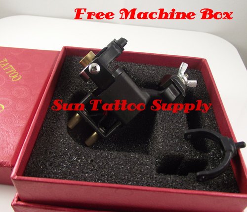 1pc Free Shipping Professional Excellent Handmade Rotary Tattoo Machine+Retail or Wholesale with Box Tattoo Gun Machine