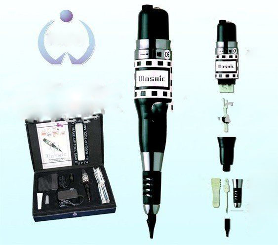 Free Shipping Deluxe Mosaic Machine Kit 120V & Tattoo Kit